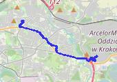 Trasa z dnia 2017-07-07 14:37 - mapa trasy gps - rower górski