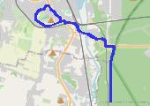 Trasa z dnia 2017-07-09 09:55 - mapa trasy gps - rower szosowy