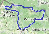 K100 2013 - mapa trasy gps - bieganie
