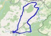 Trasa z dnia 2017-07-09 12:25 - mapa trasy gps - rower górski