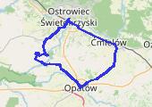 Wycieczka rowerowa do Opatowa - mapa trasy gps - rower górski