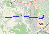 rozbieganie - mapa trasy gps - bieganie