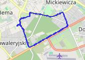Trasa z dnia 2017-07-14 20:28 - mapa trasy gps - bieganie