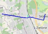 schłodzenie - mapa trasy gps - bieganie