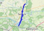 Trasa z dnia 2013-06-16 17:51 - mapa trasy gps - łódź