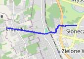 schłodzenie - mapa trasy gps - bieganie