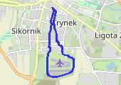 Trasa z dnia 2017-06-28 21:55 - mapa trasy gps - spacer
