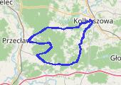 Trasa z dnia 2017-07-16 18:08 - mapa trasy gps - rower szosowy
