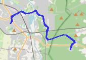 Trasa z dnia 2017-07-17 20:39 - mapa trasy gps - rower szosowy