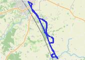 Trasa z dnia 2017-07-18 18:50 - mapa trasy gps - rower trekkingowy