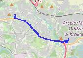 Trasa z dnia 2017-07-19 06:05 - mapa trasy gps - rower górski