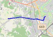 regeneracyjnie - mapa trasy gps - bieganie
