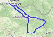 20170710 UKRAINA D3 Syhot - Sapanta - mapa trasy gps - motocykl