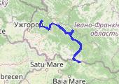 20170709 UKRAINA D2 Lumszory - Syhot - mapa trasy gps - motocykl