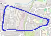 Trasa z dnia 2017-07-21 23:39 - mapa trasy gps - bieganie