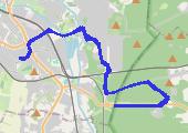 Trasa z dnia 2017-07-22 11:07 - mapa trasy gps - rower szosowy