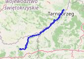 Trasa z dnia 2017-07-22 21:08 - mapa trasy gps - rower trekkingowy