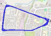 Trasa z dnia 2017-07-22 23:58 - mapa trasy gps - bieganie