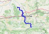 Trasa z dnia 2017-07-23 16:33 - mapa trasy gps - rower trekkingowy