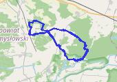 Oskar, Gabi, Ares  - mapa trasy gps - canicross