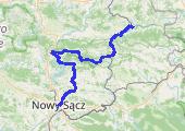Trasa z dnia 2017-07-24 17:39 - mapa trasy gps - rower trekkingowy