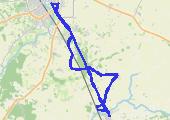 Trasa z dnia 2017-07-24 18:05 - mapa trasy gps - rower trekkingowy