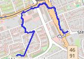 Trasa z dnia 2017-07-26 17:08 - mapa trasy gps - marsz