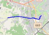 rozbieganie - mapa trasy gps - bieganie