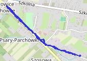 Trasa z dnia 2017-07-27 12:56 - mapa trasy gps - marsz