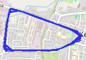 Trasa z dnia 2017-07-30 00:09 - mapa trasy gps - bieganie