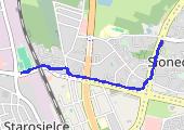 schłodzenie - mapa trasy gps - bieganie