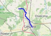 Trasa z dnia 2017-07-30 19:38 - mapa trasy gps - rower trekkingowy