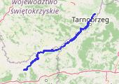 Trasa z dnia 2017-07-30 17:52 - mapa trasy gps - rower trekkingowy