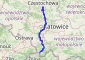 Trasa z dnia 2017-07-30 20:31 - mapa trasy gps - samochód