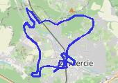 Trasa z dnia 2017-07-31 20:26 - mapa trasy gps - rower górski