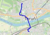 Trasa z dnia 2017-07-31 21:12 - mapa trasy gps - rower miejski