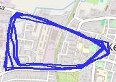 Trasa z dnia 2017-08-03 23:05 - mapa trasy gps - bieganie