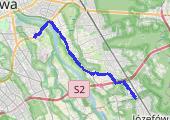 Trasa z dnia 2017-08-05 11:20 - mapa trasy gps - rower trekkingowy