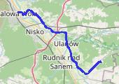 Trasa z dnia 2017-08-05 10:52 - mapa trasy gps - rower trekkingowy