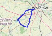 Wrocław - Sobótka - Mietków - Kąty Wr. - Wrocław - mapa trasy gps - rower trekkingowy