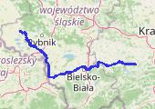 Trasa z dnia 2017-08-05 20:35 - mapa trasy gps - samochód