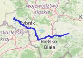 Trasa z dnia 2017-08-05 10:51 - mapa trasy gps - samochód