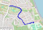 Trasa z dnia 2017-08-05 16:39 - mapa trasy gps - rower trekkingowy