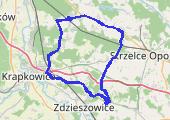 Trasa z dnia 2013-06-18 11:27 - mapa trasy gps - motocykl