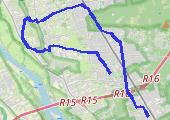 Trasa z dnia 2017-08-08 19:54 - mapa trasy gps - rower trekkingowy