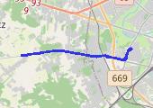 rozbieganie - mapa trasy gps - bieganie