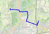 r2 - mapa trasy gps - rower szosowy