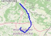Trasa z dnia 2017-08-10 19:39 - mapa trasy gps - rower trekkingowy
