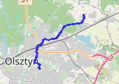 Trasa z dnia 2017-08-10 07:51 - mapa trasy gps - rower miejski
