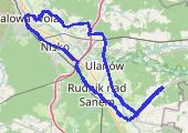 Trasa z dnia 2017-08-14 19:54 - mapa trasy gps - rower trekkingowy
